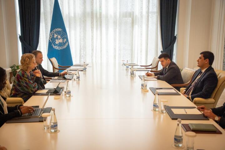 Встреча председателя Комитета по охране окружающей среды Таджикистана с директором ЮНЕП